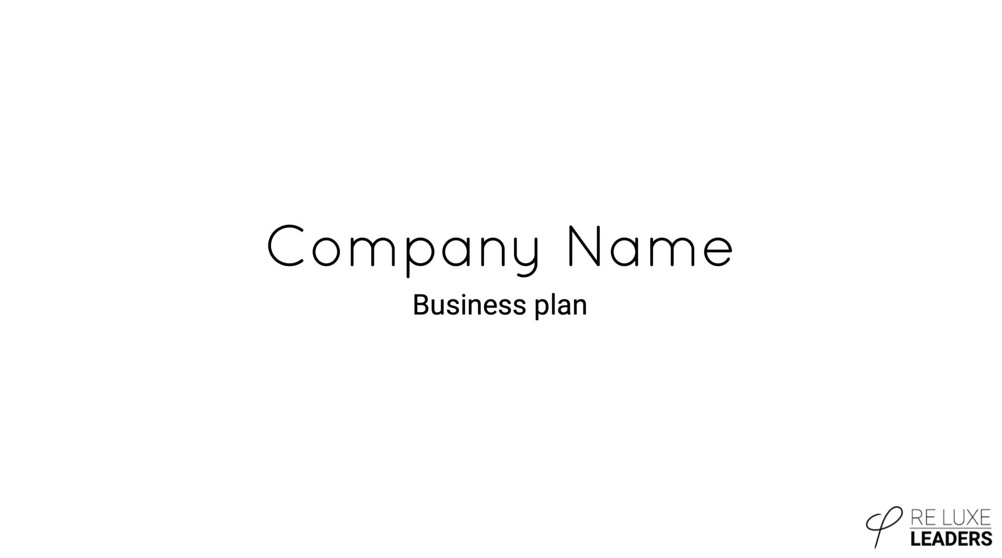 Simple Business Plan Template 2 Business plan template presentation screenshot