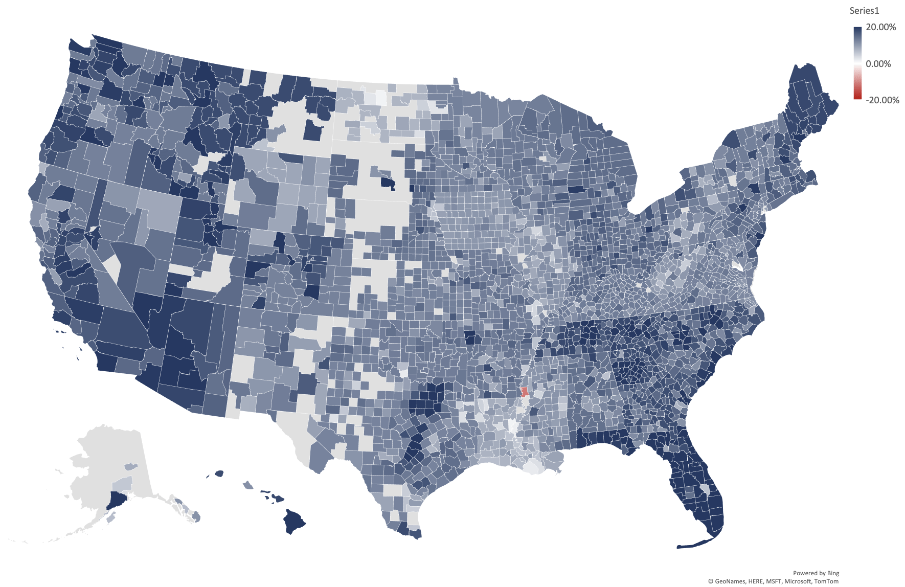 National luxe real estate forecast map 2022-02