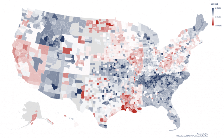 Real Estate Luxury Leaders - March 2023 National RE Forecast Map
