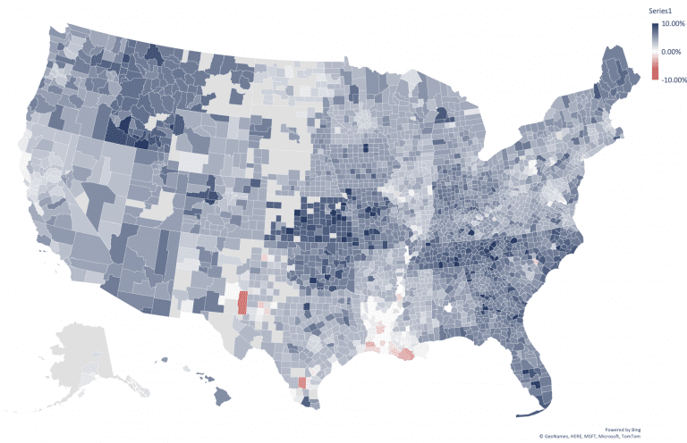 Real Estate Luxury Leaders - June 2023 National Real Estate Forecast Map