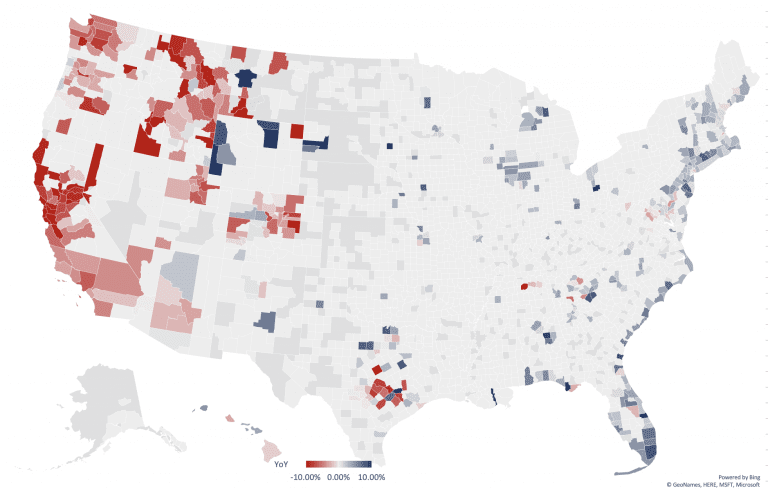 Real Estate Luxury Leaders - Luxury Real Estate Report Map June 2023