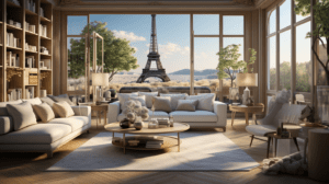 Luxury real estate - paris living room