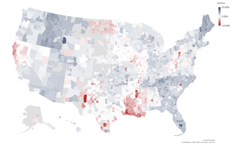 Real Estate Luxury Leaders - Oct 2023 National Real Estate Forecast Map