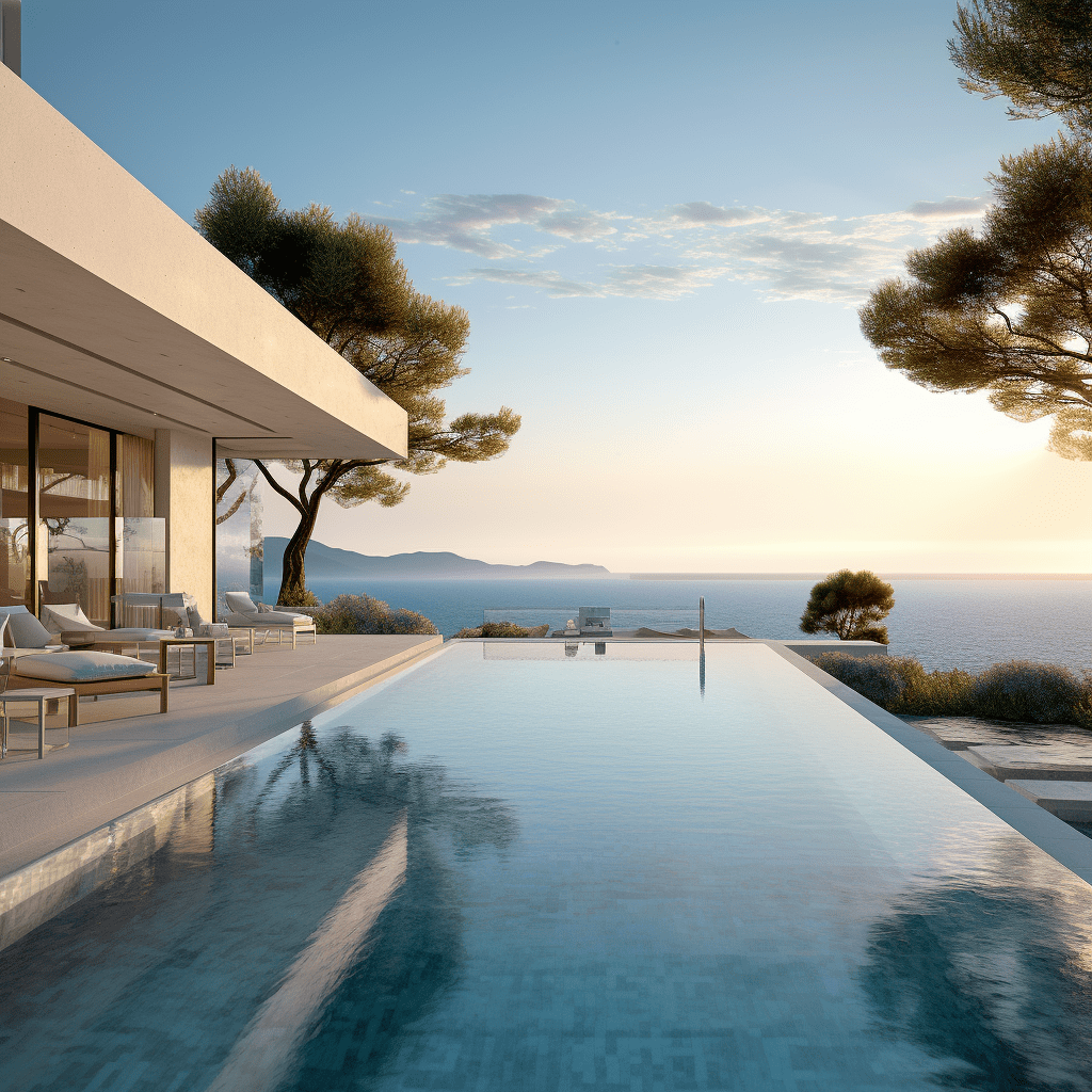 Luxury real estate - ocean view home
