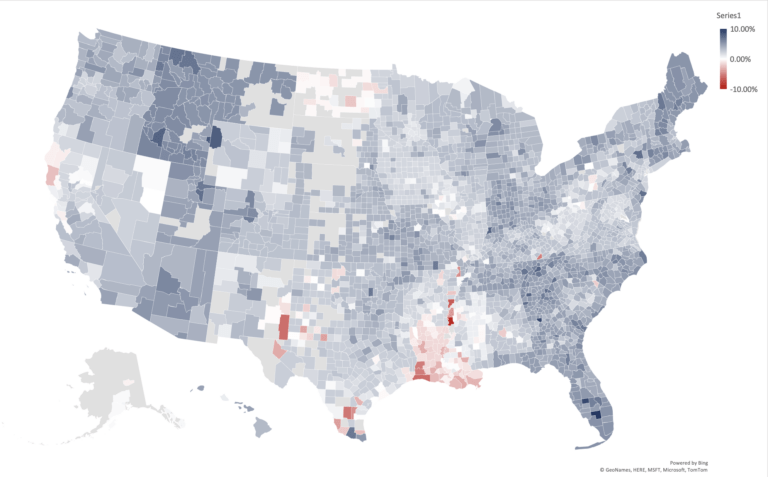 Real Estate Luxury Leaders - National Real Estate Forecast Map Feb 2024