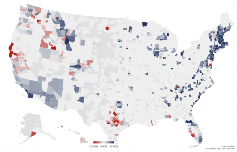 Real Estate Luxury Leaders - US Luxury Real Estate Report Map July 2024