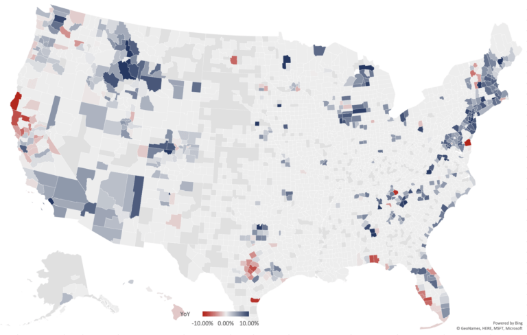 Real Estate Luxury Leaders - Luxury Housing Report Map 2025 03