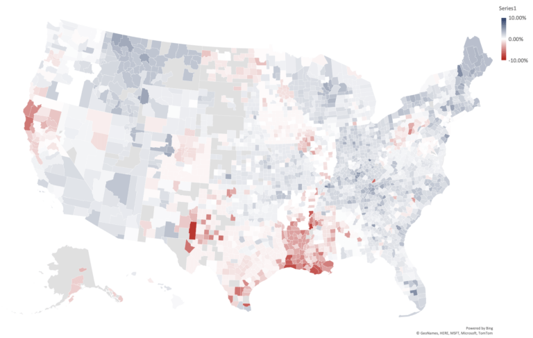 Real Estate Luxury Leaders - March 2025 Real Estate Forecast Map