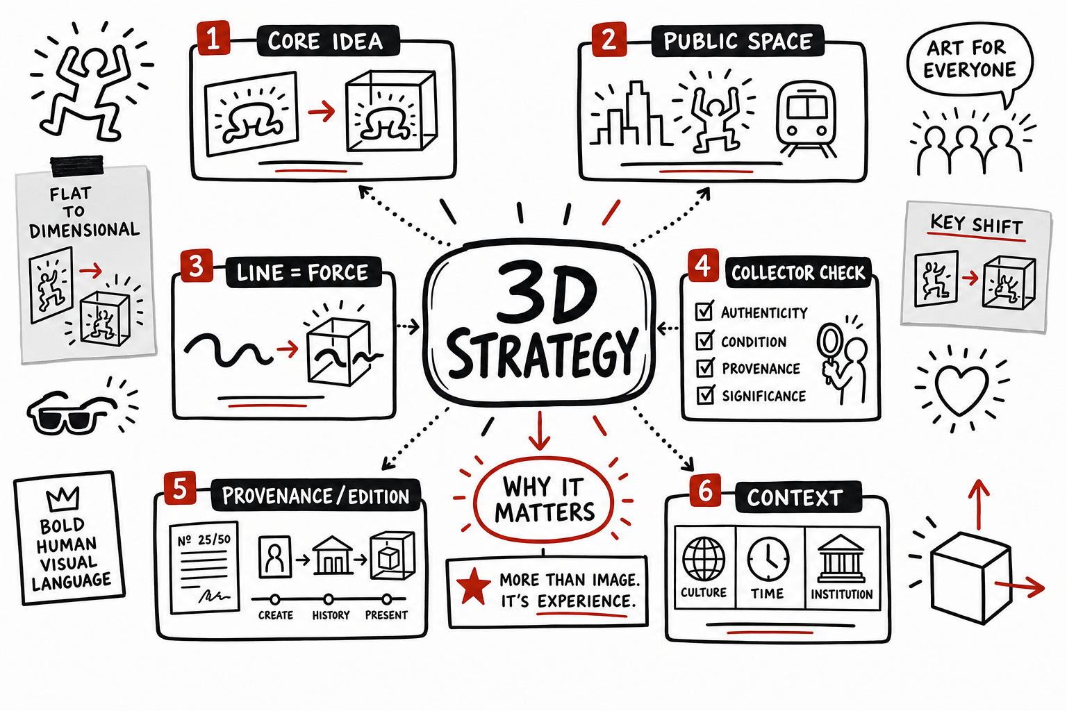 Keith Haring in 3d Review: Collector Context without Hype