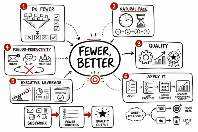 Real Estate Luxury Leaders - slow productivity doodle summary 2026 06 12
