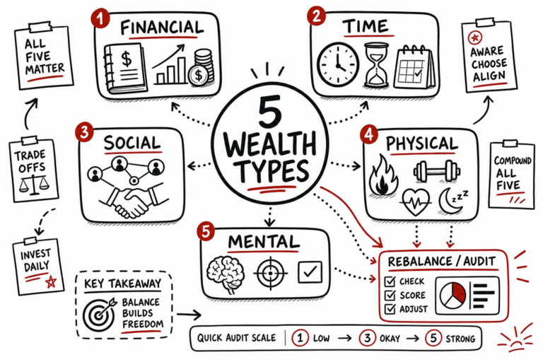 Real Estate Luxury Leaders - the 5 types of wealth doodle summary 2026 06 26