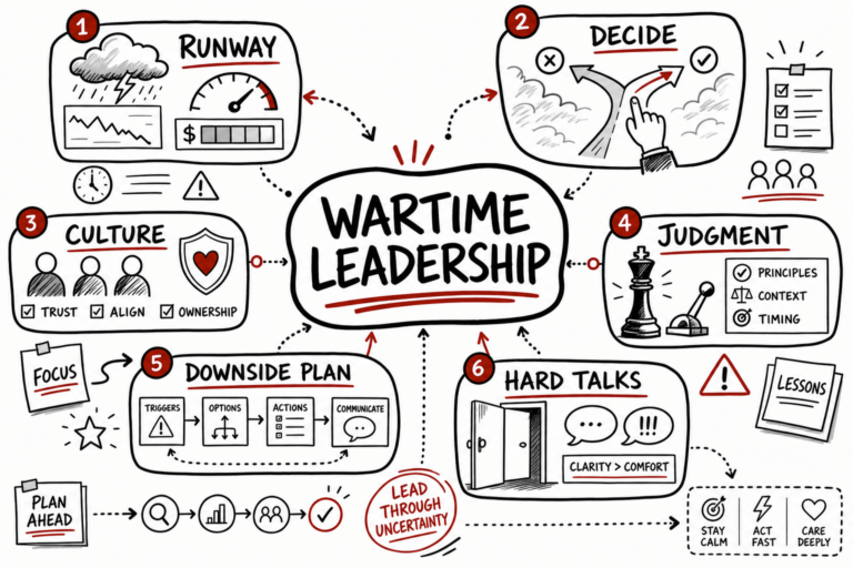 Real Estate Luxury Leaders - the hard thing about hard things doodle summary 2026 07 19