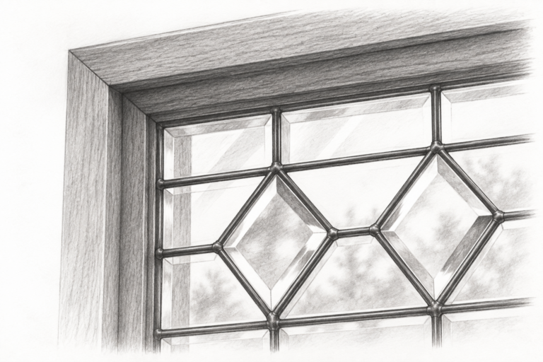 Real Estate Luxury Leaders - brokerage relationships 740013 beveled leaded glass transom graphite v1 8f3b6179495e