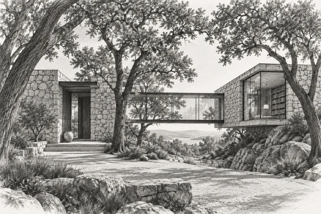 Traits Of A Great Salesperson – 6 Things To Look For When Recruiting A Salesperson 1 Dry stone residence with a bridge to a library courtyard.