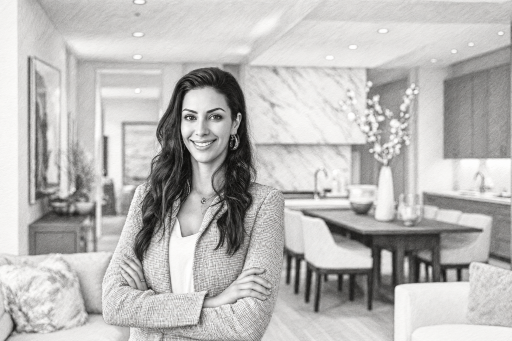 Know When To Pivot For Success: Mastering Business Agility 1 Smiling woman standing with folded arms in a bright residential interior.