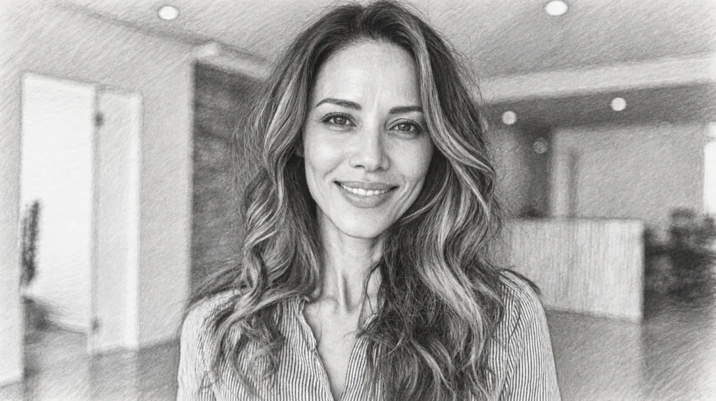 Navigating Excellence: The Impact Of A Luxury Real Estate Coach 1 Smiling woman in a bright interior.