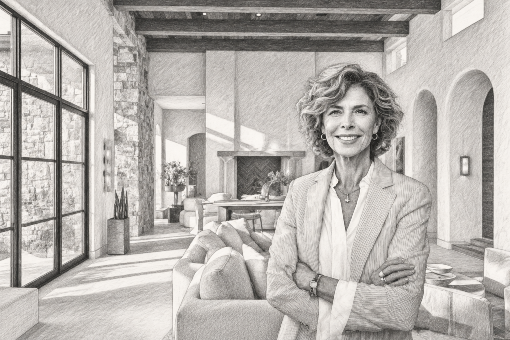 Effective Delegation In Luxury Real Estate: Scale Your Elite Team With Precision 1 Smiling woman standing in a living room.
