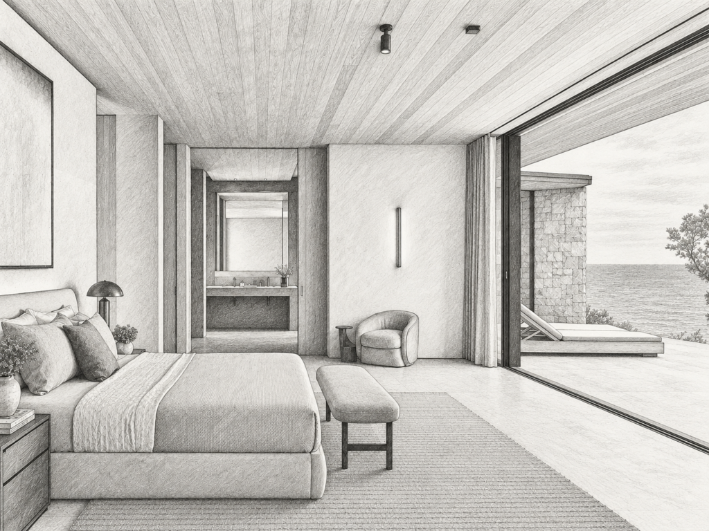 6 Mental Health Strategies Luxury Real Estate Brokerages Need 1 Bedroom opening to a mountain view.