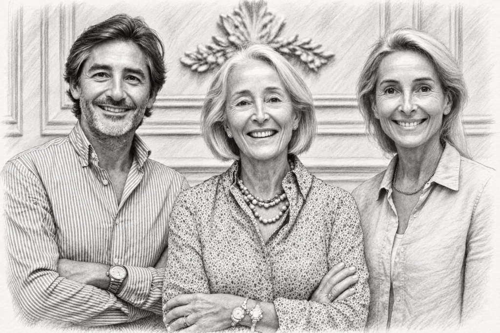 Luxury Real Estate Recruitment Strategies: Elite Hiring Systems For 2025 1 Three adults standing together in a bright interior.