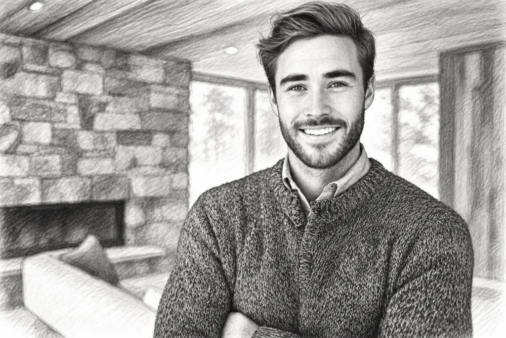 Boundary Setting For Luxury Real Estate Teams That Scales Profit 1 Smiling man standing in a stone interior.