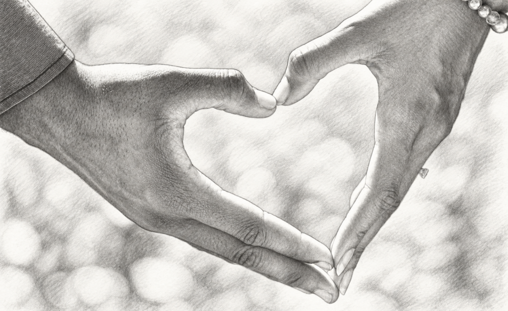 Relationship Manager Job Description 1 Hands forming a heart shape against a blurred background.